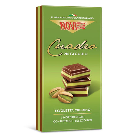 Tavoletta Cuadro Pistacchio 110g Novi