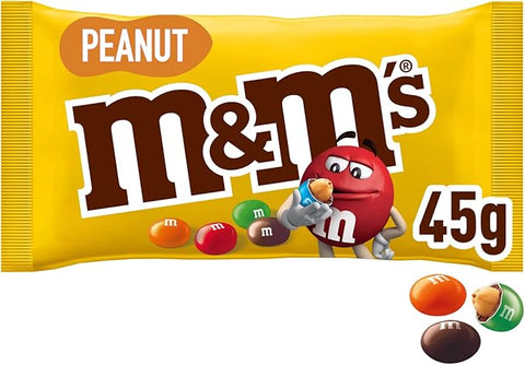 M&M's Peanut Confetti con Arachidi Ricoperti di Cioccolato - Box con 24 Pezzi da 45g