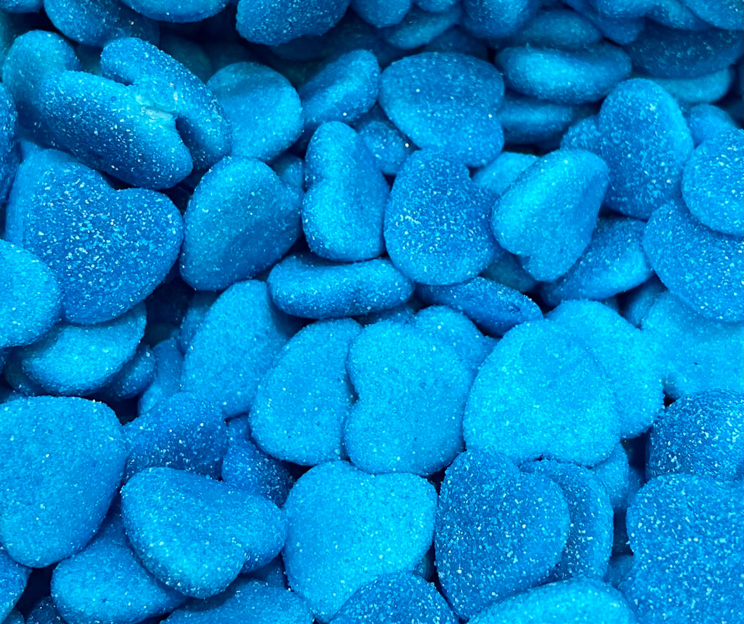 Cuore frizzante blu