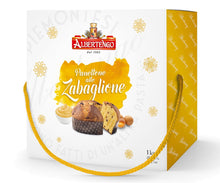 Carica l&#39;immagine nel visualizzatore di Gallery, Panettone Albertengo Zabaglione astuccio 1Kg
