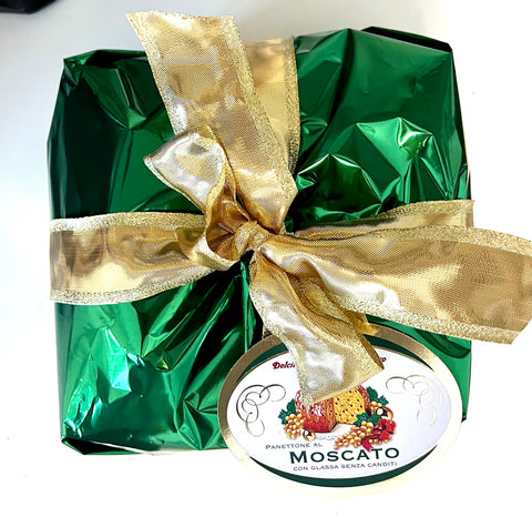 Panettone Dolciaria Cidneo al Moscato 1kg - Tuttodolceshop