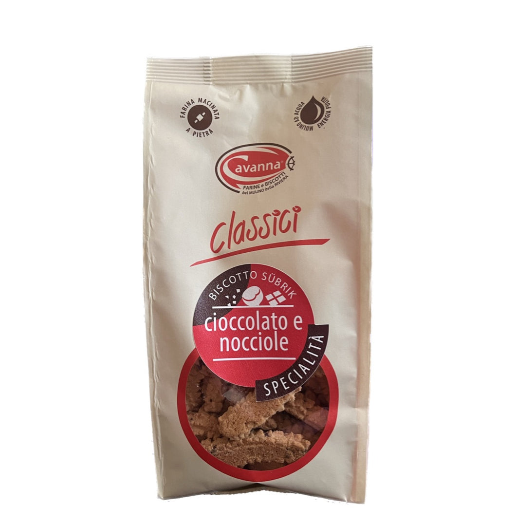 Biscotti cioccolato e nocciole Cavanna